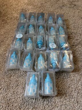 Baby shower baby boy gift  baby bottle shaped candles